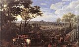 Famous Front Paintings - The Army of Louis XIV in front of Tournai in 1667